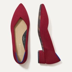 ROTHY'S The High Point burgundy in color PREOWED excellent SIZE 6